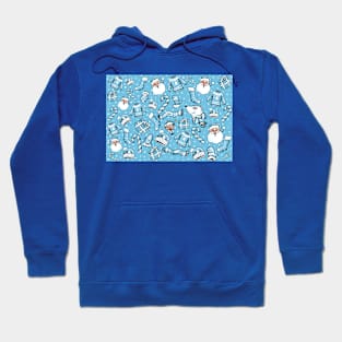 Christmas in Blue Hoodie